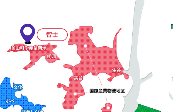 智士外国人投資地域