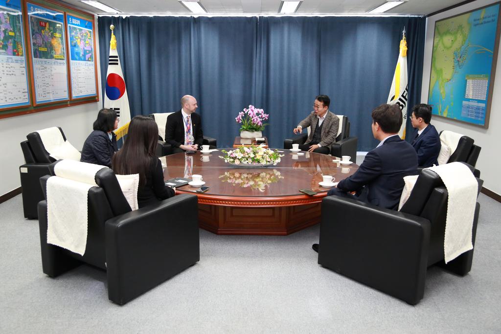 주한유럽상공회의소(ECCK) 지부장 부산진해경제자유구역청 내방