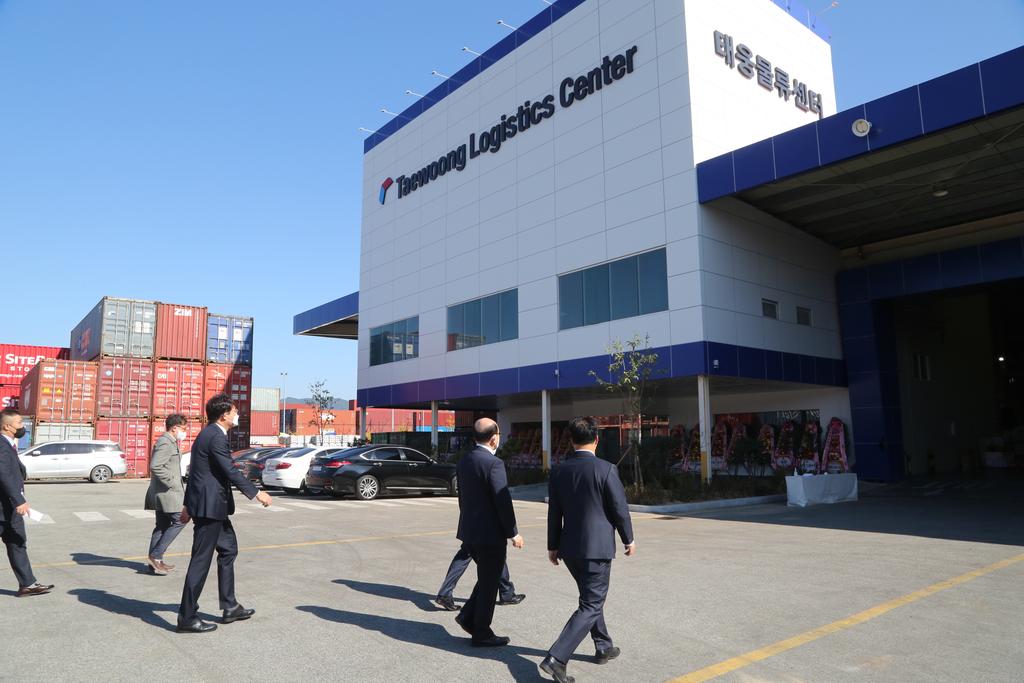 Opening day for Taewoong Logistics Center @Ungdong Distripark